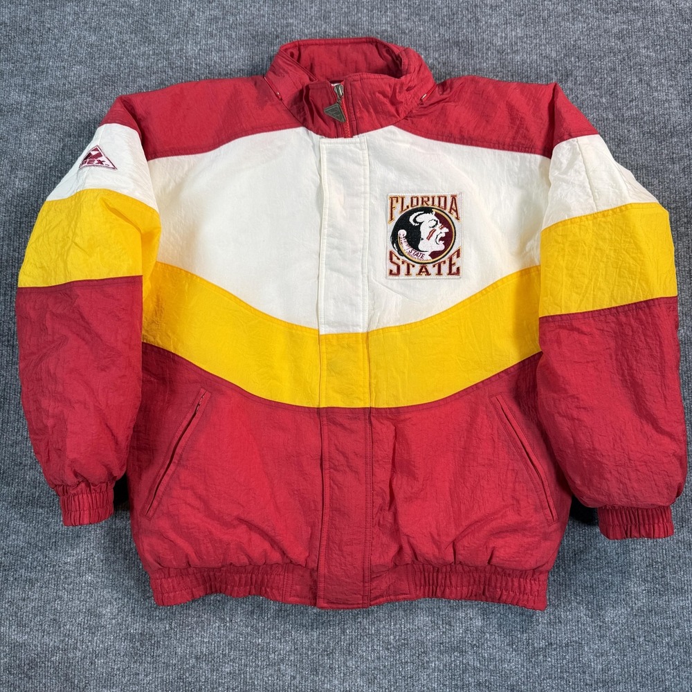 Vintage‎ Florida State Seminoles Jacket Mens Medium Red Apex One NCAA Football